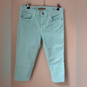 REBECCA MINKOFF Women's Aqua Capri Thompson Twill Mid Rise Jean Size 29 Casual